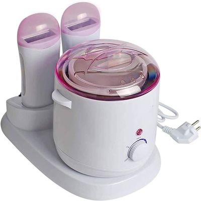 CARUTU 3 in 1 Wax Warmer, Portable Electric Hair Removal Kit, for Brazilian Body Underarm Bikini Chest Legs Face Eyebrow - Melting Pot Hot Wax Heater Accessories, for Women & Men