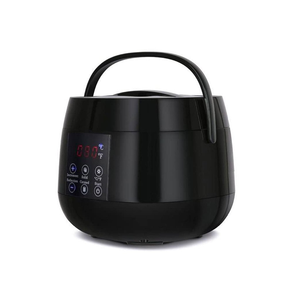 Wax Machine for Hair Removal with LED display Wax Pot with Nonstick Coating,500Ml Wax Heater, Hair Removal Wax Therapy Machine, Adjustable Temperature, for Full Body, Legs, Face, Eyebrows, Bikini Wome
