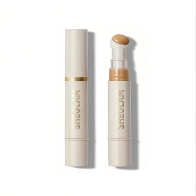 SHEGLAM Complexion Boost Concealer Sponge-Head Applicator Matte Liquid Concealer Long Lasting Brightening Color Corrector Weightless All-Day Long Lasting Hydrating Concealer-Sand