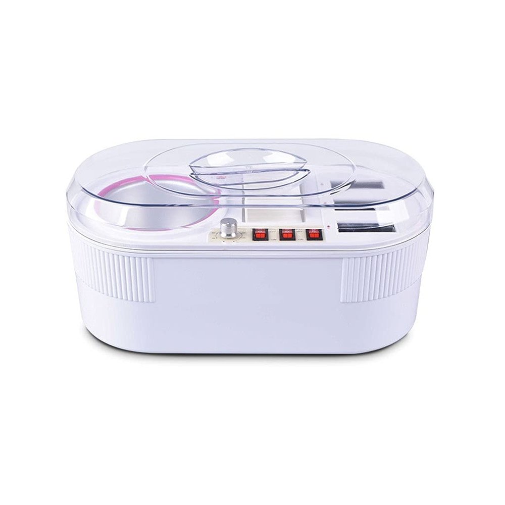 CARUTU Wax Warmer,Paraffin Wax Machine for Hands and Feet,Can Melt Strip Wax, Barreled Wax, Separate Switch, Temperature Adjustable, Suitable for Underarms, Bikini Area, Legs, Arms(White)