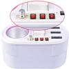 CARUTU Wax Warmer,Paraffin Wax Machine for Hands and Feet,Can Melt Strip Wax, Barreled Wax, Separate Switch, Temperature Adjustable, Suitable for Underarms, Bikini Area, Legs, Arms(White) view 3