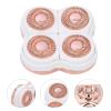 Replacement Head for Hair Removal, 360 Degree Efficient Floating Body Hair Shaver Head for Women, ABS Material, for Hair Removal 4 Heads for Travel or Bathing view 4