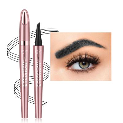 Anifer (04 Black) microblading eyebrow pencil,eyebrow pencil hair drawing,waterproof Eyebrow Pen with Micro-Fork-Tip