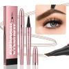 Anifer (04 Black) microblading eyebrow pencil,eyebrow pencil hair drawing,waterproof Eyebrow Pen with Micro-Fork-Tip view 3