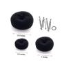 ASAKKURA Professional Hair Bun Making Tool Hot Donut Bun Ring Styler for Daily Wedding Prom Party Dance Events view 2
