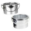 Ipetboom 2pcs Wax Warmer Inner Pot Aluminum Wax Melting Dish for Hair Removal Machines Compatible Home and Salon Use Practical Design for Easy Cleaning and Maintenance view 1