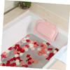 ASAKKURA Bathroom Bathtub Pillow Spa Headrest with Cups Soft Cushion for Relaxation Lightweight and Easy to Clean for Comfortable Bathing view 3