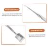 MOLUCKFU Stainless Steel Dual-end Blackhead Scraper Tool for Precise Pimple and Blackhead Removal for Home Use and Travel Face Cleaning Exfoliator for Women view 3