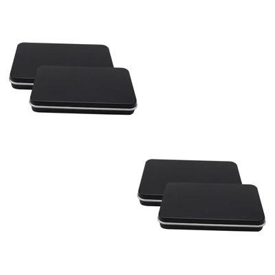 Beatifufu 4pcs Diy Makeup Boxes Mirror Empty Eyeshadow Cases Makeup Mixing Tray Face Palette