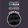 Sensationnel PremToo bulk weaving  2x ocean wave human hair blend for boho, knotless box or curly loose wave styles - 1 pack (22 inch, BG BURGUNDY) view 2