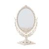 CZCZC Vanity Mirror Women Countertop Makeup Mirror Oval Shaped Double Sided Mirror Desk Cosmetic Mirror Bedroom Table Mirror for Home view 1