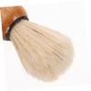 COLLBATH Shaving Brush for Men Retro Wooden Beard Brush with Ergonomic Grip Design for Grooming Easy to Clean Portable Tool for Beard Styling and Shaving Routine view 3