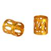 100PCS New Colorful Hair Braiding Beads Rings Cuff Styling Tools for Unique Hairstyles Made of Quality Material 7 Colors for Hair Braiding Fans (Gold) view 2