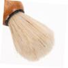 PLAFOPE Retro Beard Foaming Brush with Wooden Handle Shaving Brush for Men Easy to Clean Ergonomic Design for Precision Grooming for Travel and Daily Use view 3