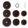 Hair Bun Maker Set Soft Donut Shapers for Women Girls, Hair Bun Maker Kit for Party Wedding Yoga, 7 Pieces Hair Bun Donut 10 Hair Pins 5 Bands view 1
