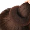 Hair Bun Maker Set Soft Donut Shapers for Women Girls, Hair Bun Maker Kit for Party Wedding Yoga, 7 Pieces Hair Bun Donut 10 Hair Pins 5 Bands view 3