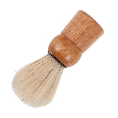 Didiseaon Wooden Shaving Brush for Men Retro Beard Foaming Tool Ergonomic Handle for Comfortable Grooming Boar Bristle Brush for Travel Shaving Easy to Clean and Maintain