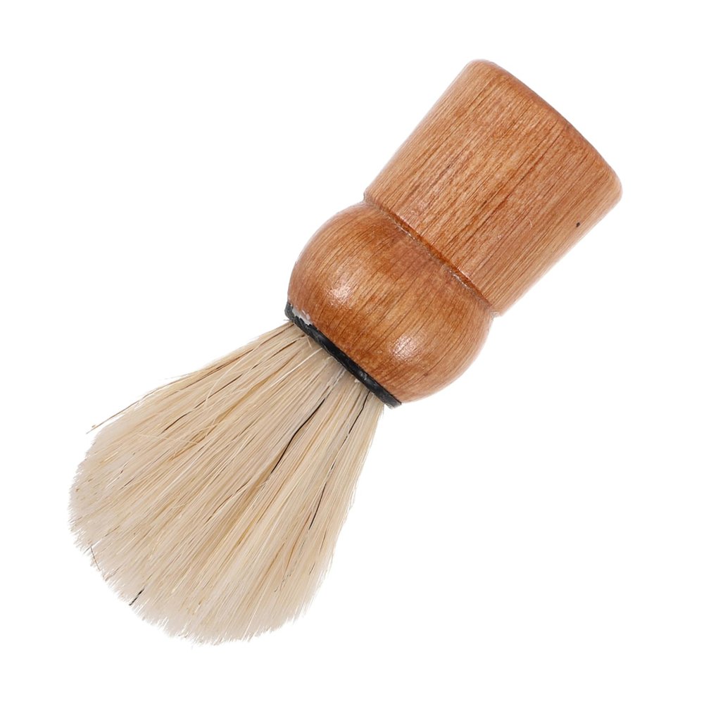 Didiseaon Wooden Shaving Brush for Men Retro Beard Foaming Tool Ergonomic Handle for Comfortable Grooming Boar Bristle Brush for Travel Shaving Easy to Clean and Maintain