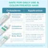 Eczema Cream Shampoo and Conditioner Scalp Treatment for Sensitive Skin for Kids & Adults- Colostrum & Colloidal Oatmeal -Itchy Scalp Anti Dandruff Shampoo for Women & Men, 16 fl oz, Made in USA view 3