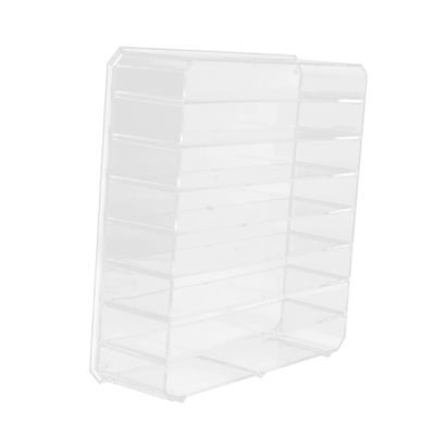ADOCARN 1set Eyeshadow Storage Holder Acrylic Makeup Organizer Box Multi-purpose Household Cosmetics Display Rack Lipstick Organizer Divider Box