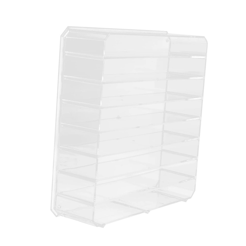ADOCARN 1set Eyeshadow Storage Holder Acrylic Makeup Organizer Box Multi-purpose Household Cosmetics Display Rack Lipstick Organizer Divider Box
