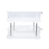 ADOCARN Double Makeup Organizer Transparent Cosmetics Display Shelf for Bathroom Practical Desktop Storage Rack Space-saving Vanity for Home and Office view 1