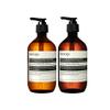 Aesop Resurrection and Reverence Aromatique Hand Wash | Gentle Cleanser + Exfoliating Hand Scrub Set | 16.9 oz view 1