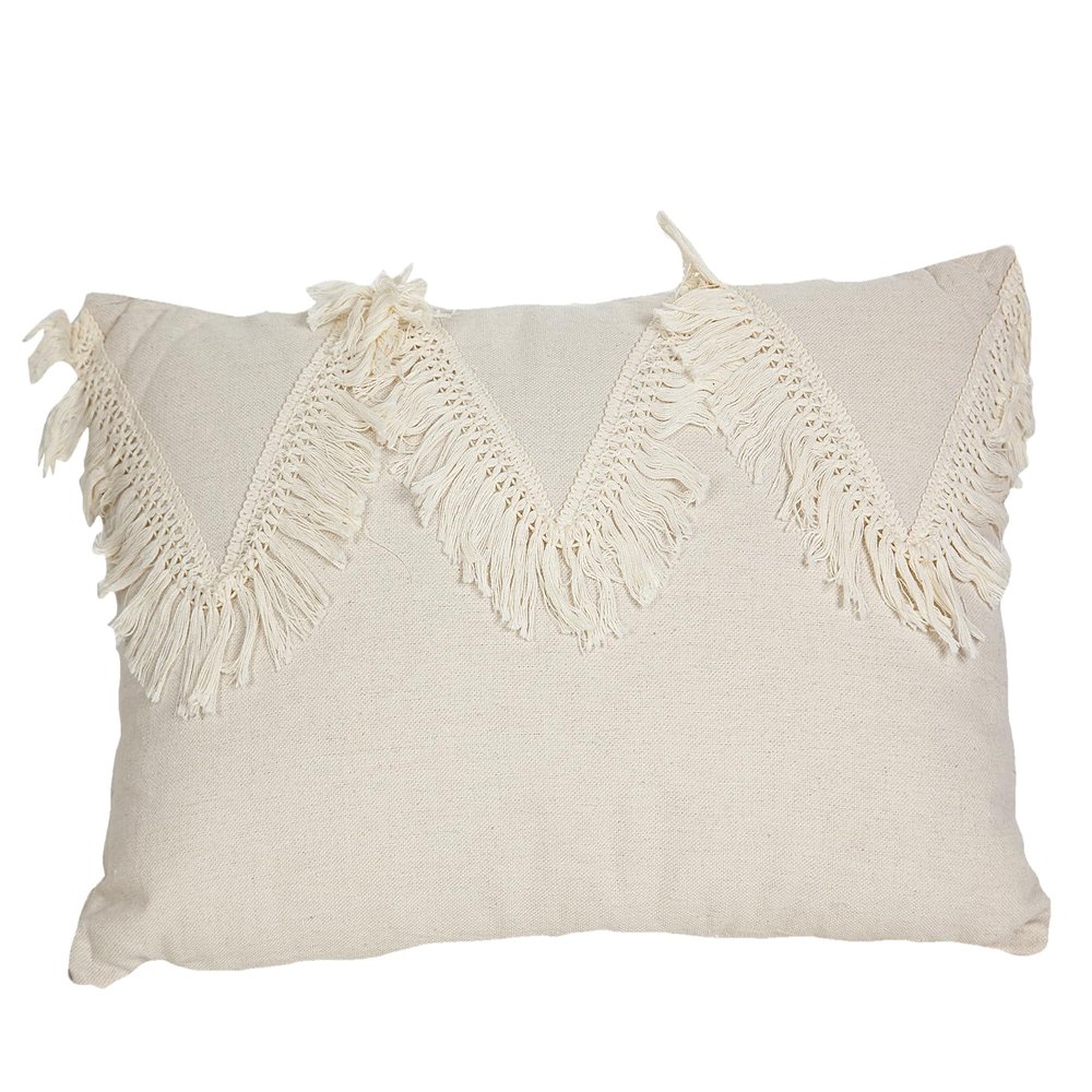 COJIN CREMA C/FLECOS POLYESTER