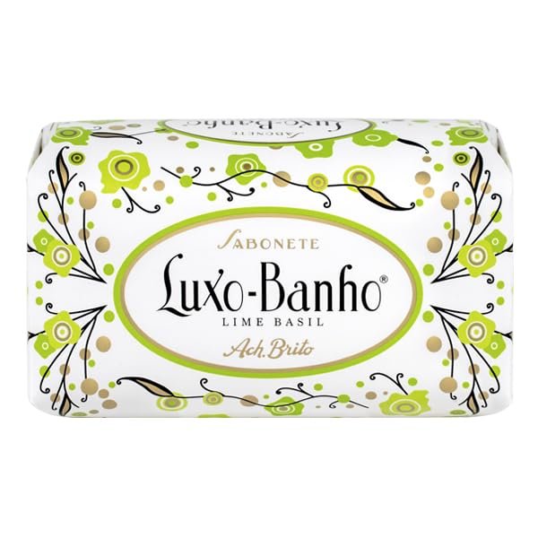 Ach Brito Luxo-Banho Lime Basil Soap, 350g - Made in Portugal