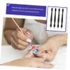 ADOCARN 6pcs Nail Care Tools Professional Japanese Dead Skin Cuticle Removers for Manicure Durable Nail Art Accessories for Home Salon Use view 2