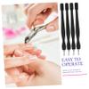 ADOCARN 6pcs Nail Care Tools Professional Japanese Dead Skin Cuticle Removers for Manicure Durable Nail Art Accessories for Home Salon Use view 3
