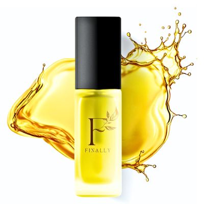 100% Natural Lip Treatment for Dry, Chapped Lips- Infused with Jojoba for Deeply Nourishing Lip Oil, Long-Lasting Hydration, Cold-Pressed Oils, Pregnancy Safe, All Ages, Organic Lip Gloss by Finally