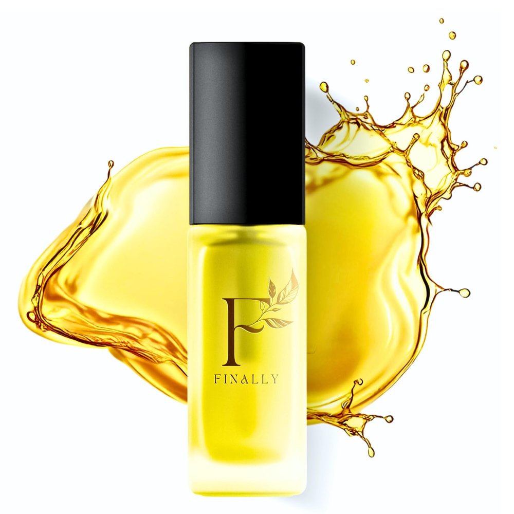 100% Natural Lip Treatment for Dry, Chapped Lips- Infused with Jojoba for Deeply Nourishing Lip Oil, Long-Lasting Hydration, Cold-Pressed Oils, Pregnancy Safe, All Ages, Organic Lip Gloss by Finally