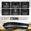 The Beard Struggle Varangian Beard Trimmer 6-in-1 for Hair, Beard, Body & Beyond, Titanium Blade, 17 Length Adjustable Blade with Digital LED Display, Cordless Waterproof Wet/Dry Clipper view 2