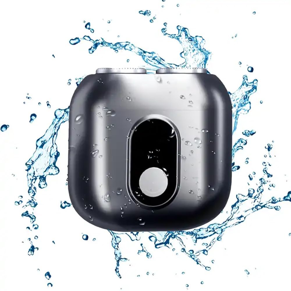 Mini Electric Shaver, Portable Rotating Razor, Portable Lightweight Rechargeable Trimmer, Wet and Dry, IPX6 Waterproof and Washable Design, Low Noise, for Business Travel Gifts