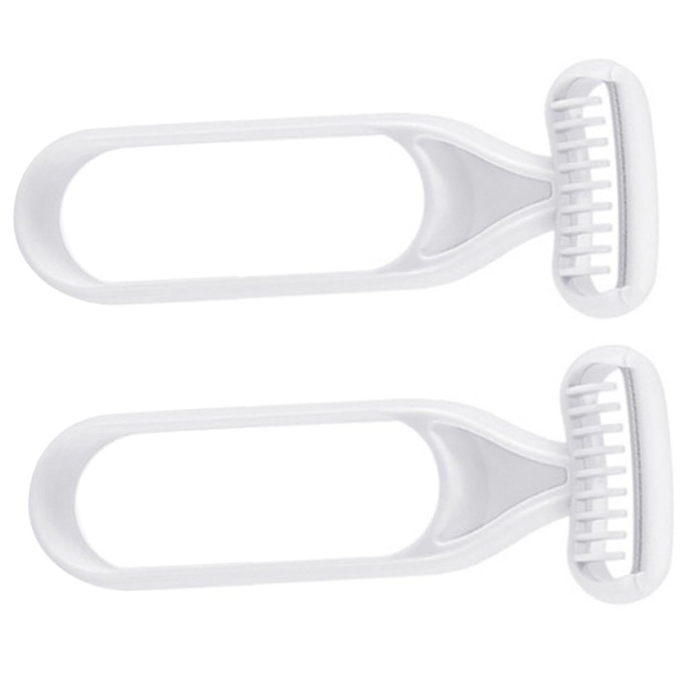 HONMEET 4pcs Manual Body Hair Remover for Women Safe Hair Trimmer for Armpits Legs Precision for Smooth Shaving Suitable for Wet Dry Use Grey