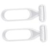 HONMEET 4pcs Manual Body Hair Remover for Women Safe Hair Trimmer for Armpits Legs Precision for Smooth Shaving Suitable for Wet Dry Use Grey view 1