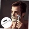 MUSISALY 2pcs Manual Beard Shaver Safety for Close Comfortable Shave Ergonomic Grip Reusable for Men and Women view 4