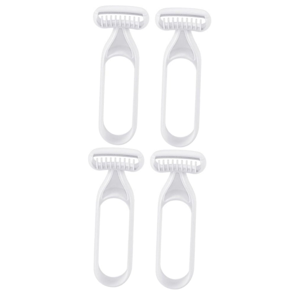 HAPINARY 4pcs Hair Trimmer for Women Manual and Portable Armpit Leg Hair Remover Precision Blades for Smooth Shaving for Travel and Skin