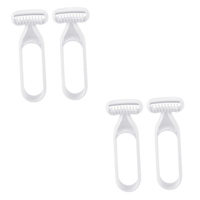 OSOLADY 4pcs Portable Body Hair Trimmer for Women Safe Underarm Shaver Leg Hair Remover Lightweight and Durable Removal Tool for Travel and Wet Shaving Shower