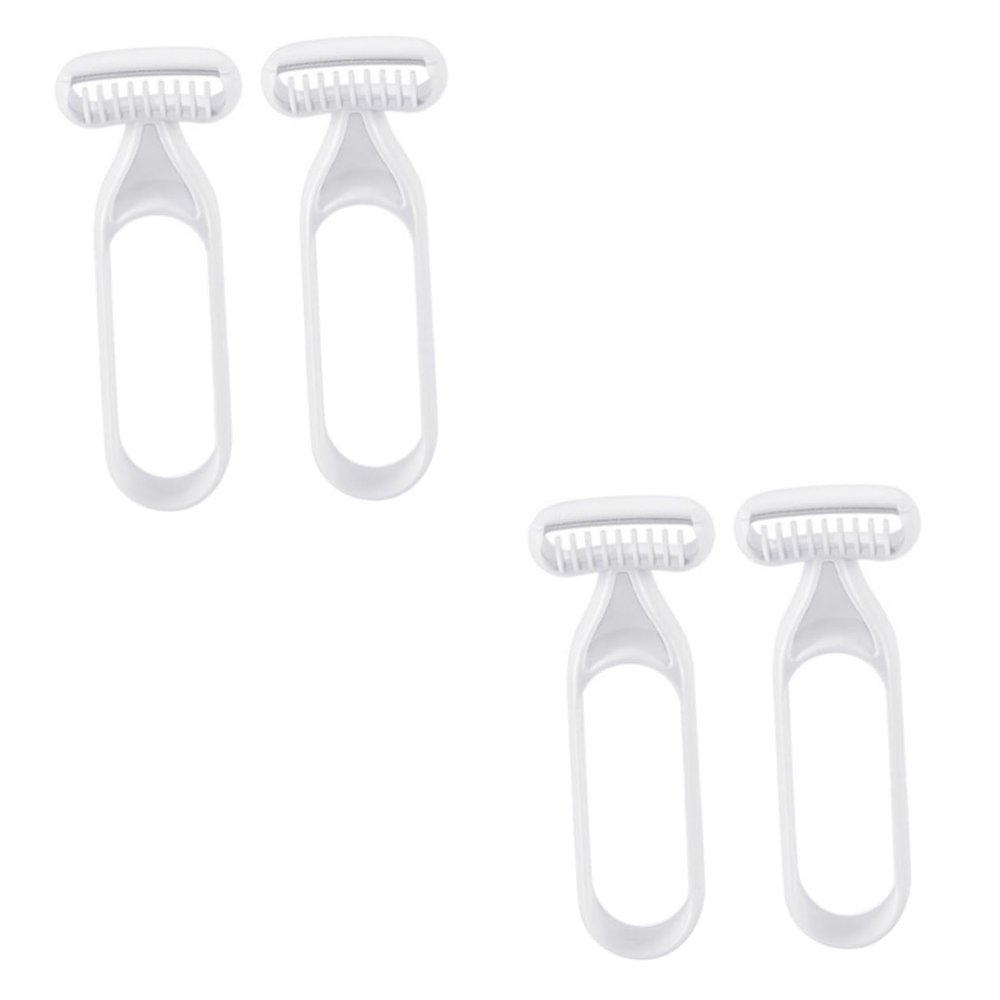 OSOLADY 4pcs Portable Body Hair Trimmer for Women Safe Underarm Shaver Leg Hair Remover Lightweight and Durable Removal Tool for Travel and Wet Shaving Shower