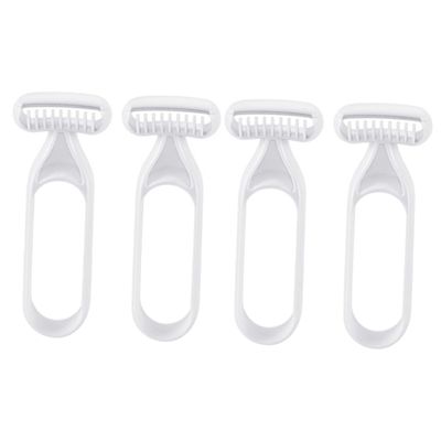 IWOWHERO 4pcs Body Hair Trimmers for Women Safe Manual Armpit Leg Hair Portable Lightweight Design for Smooth Shaving for Daily Use Travel