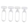 IWOWHERO 4pcs Body Hair Trimmers for Women Safe Manual Armpit Leg Hair Portable Lightweight Design for Smooth Shaving for Daily Use Travel view 1