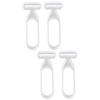 NULYLU 4pcs Body Hair Trimmers for Women Safe Armpit Leg Hair Remover Durable Manual Razor Precision Blades Lightweight Travel-Friendly for Daily Use view 1