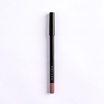 Motives Lip Liner- Lip Liner Pencil for Defining, Contouring, and Long-Lasting Bold Color, Smooth and Comfortable Wear (Rose, Full size)