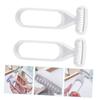 VINTORKY 4pcs Portable Hair Remover Tool for Women Safe Underarm Leg Shaver Skin-Friendly Precision Trimmer for Daily Use Travel-Friendly Design Light Grey view 2