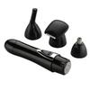 FOYTOKI 3pcs Nose Hair Trimmer Multi-Function USB Rechargeable Hair Removal Tool for Men and Women Compact Black Convenient and Portable Grooming view 2