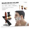 BELLIFFY Razor Stand Brush Holder Brush Stand Holder for Men Acrylic Professional view 4