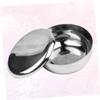 ASAKKURA Stainless Steel Shaving Bowl with Lid Durable Bubble Bowl for Men s Razor Accessory for Smooth Shaving and Easy Lathering view 3