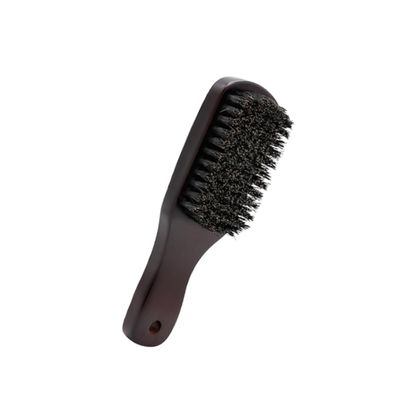 ASAKKURA Natural Bristle Beard Brush for Men Portable Beard Comb Mustache Brush